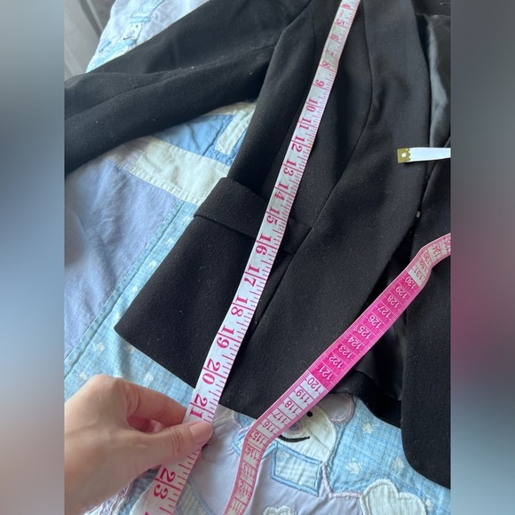 H&M Womens Black Tailored Classic Workwear Office Career Blazer 4 - Picture 7 of 11